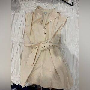 NWOT cream romper